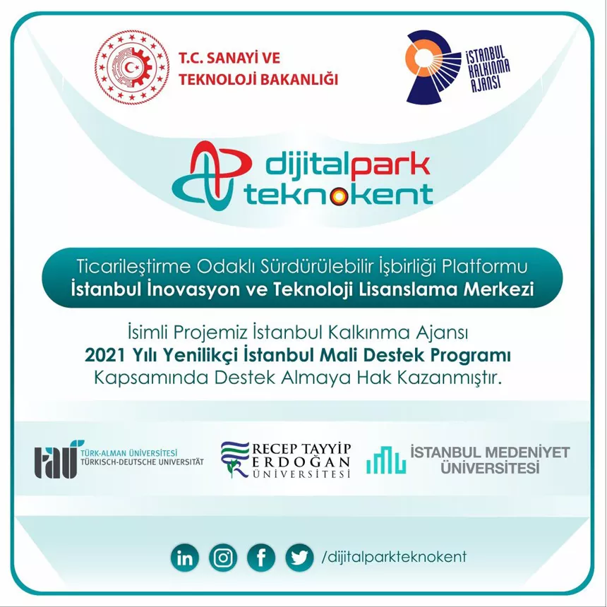 Project Support from Istanbul Development Agency to Digital Park Technopark